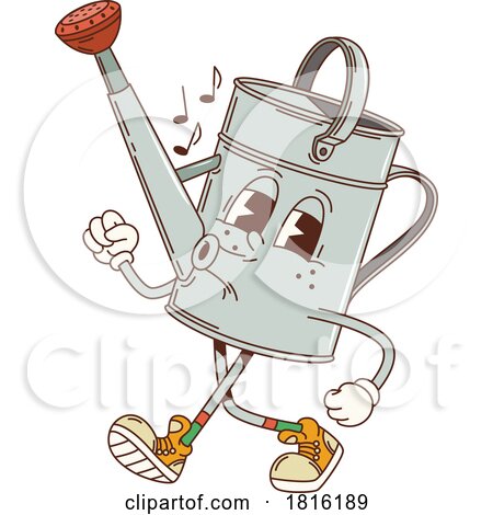 Watering Can Mascot Clipart by Vector Tradition SM