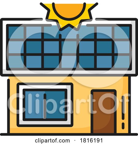 Solar Panel Powered Business Clipart by Vector Tradition SM