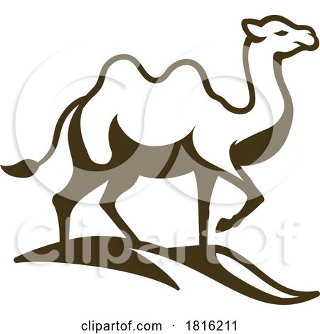 Camel Animal Design Illustration Mascot Icon by AtStockIllustration