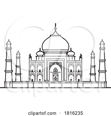 Taj Mahal Indian Landmark by Lal Perera