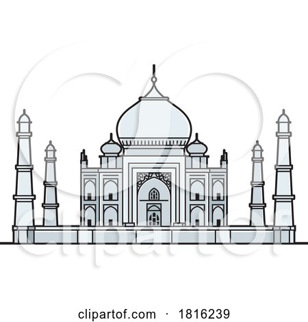 Taj Mahal Indian Landmark by Lal Perera