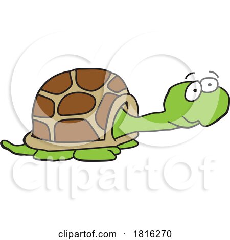 Cartoon Tortoise Clipart by Johnny Sajem