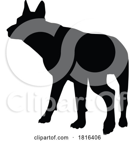 Dog Silhouette Pet Animal by AtStockIllustration