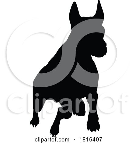 Dog Silhouette Pet Animal by AtStockIllustration