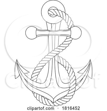 Ship Anchor Boat Rope Nautical Illustration by AtStockIllustration