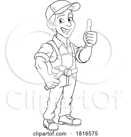 Hammer Carpenter Construction Builder Handyman by AtStockIllustration