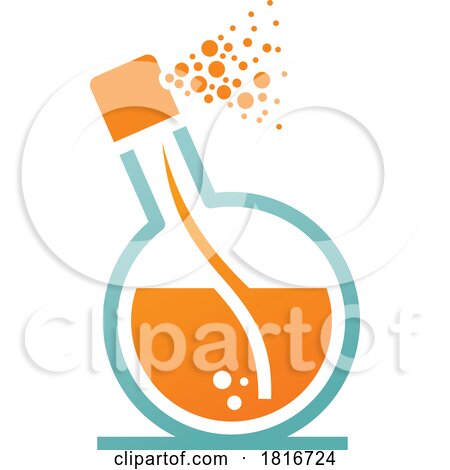 Science Flask Clipart by Vector Tradition SM