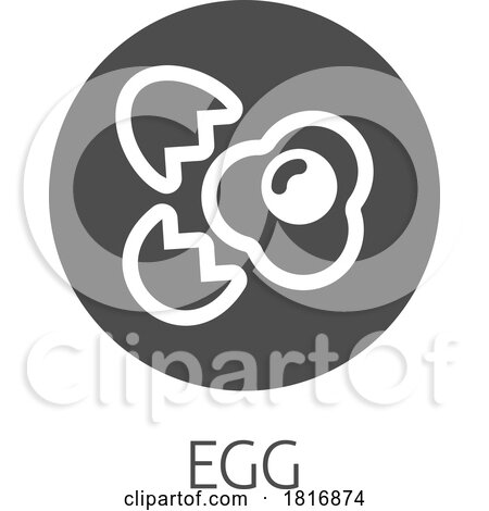 Egg Food Icon Concept by AtStockIllustration