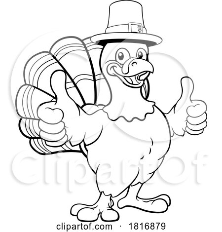 Turkey Thanksgiving Cartoon Bird Christmas Mascot by AtStockIllustration