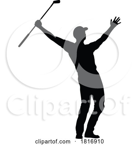 Golfer Golf Sports Person Silhouette by AtStockIllustration