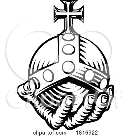 Royal Globus Cruciger Stavroforos Sphaira Orb by AtStockIllustration