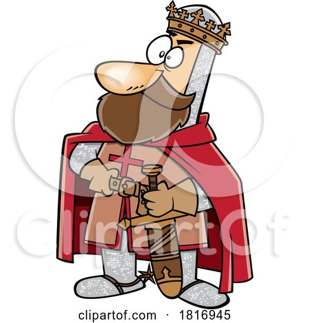 Cartoon King Richard Licensed Clipart by toonaday