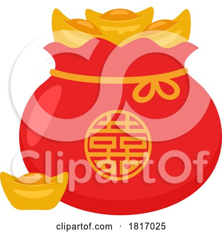 Cartoon Chinese New Year Dumplings Licensed Clipart by Hit Toon