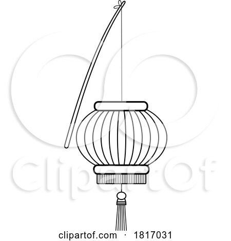 Cartoon Chinese Lantern Licensed Clipart by Hit Toon