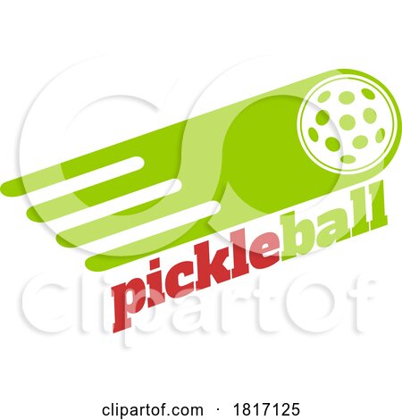 Cartoon Pickleball Design Licensed Clipart by Hit Toon