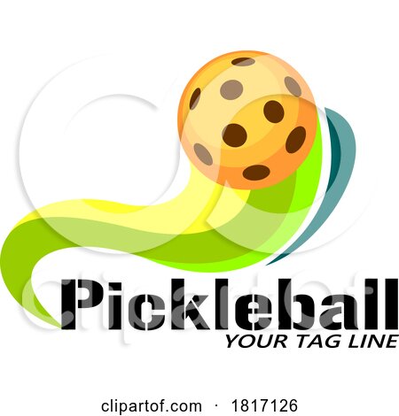 Cartoon Pickleball Design Licensed Clipart by Hit Toon