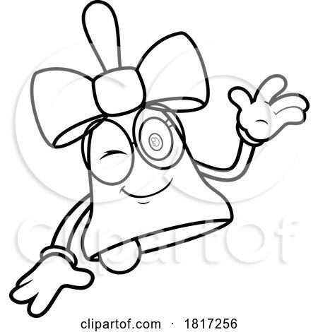 Cartoon Bell Mascot Licensed Clipart by Hit Toon