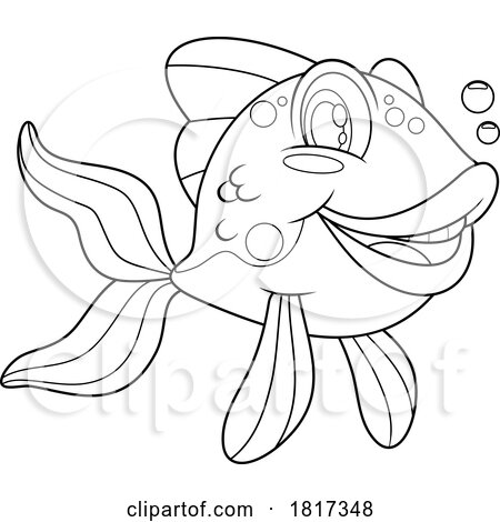 Cartoon Fish Licensed Clipart by Hit Toon