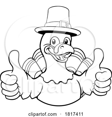 Turkey Thanksgiving Cartoon Bird Christmas Mascot by AtStockIllustration