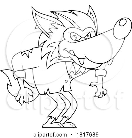 Werewolf Licensed Clipart by Hit Toon