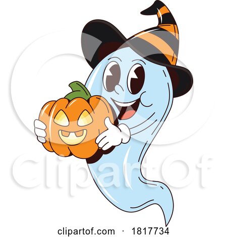 Halloween Ghost Licensed Clipart by Vector Tradition SM