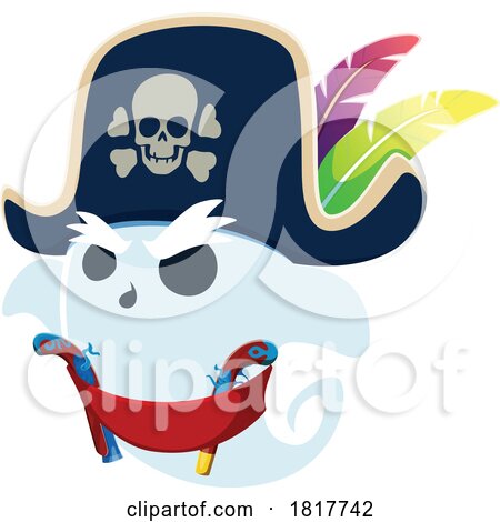 Pirate Ghost Licensed Clipart by Vector Tradition SM