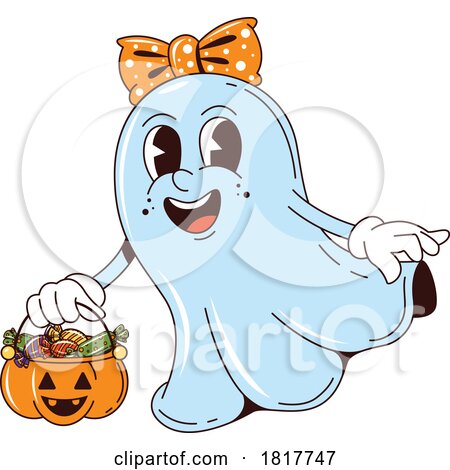 Halloween Ghost Licensed Clipart by Vector Tradition SM