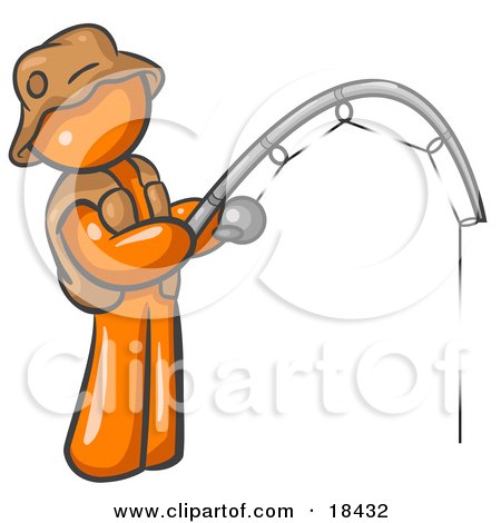 Clipart of a Cartoon White Boy Carrying a Fishing Pole - Royalty Free  Vector Illustration by toonaday #1601572