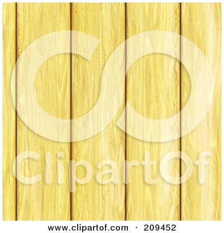 Royalty-Free (RF) Clipart Illustration of a Seamless Pine Wood Plank Background by Arena Creative