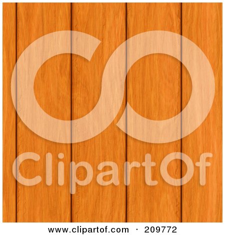 Royalty-Free (RF) Clipart Illustration of a Background Of Stained Wood Planks by Arena Creative