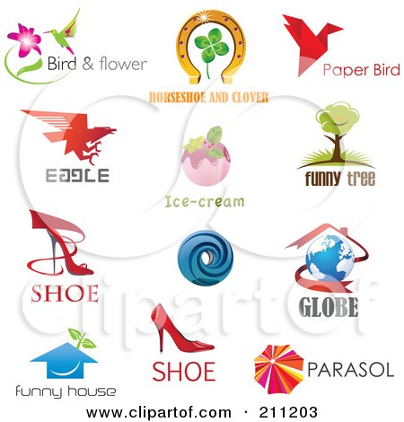 shoes with bird logo