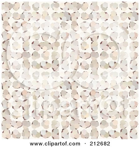 Royalty-Free (RF) Clipart Illustration of a Seamless Repeat Background Of Petals Over White by chrisroll
