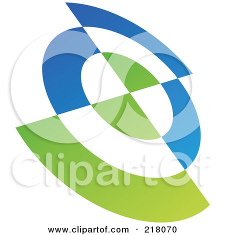 Royalty-Free (RF) Clipart Illustration of an Abstract Circle Logo Icon Design - 9 by cidepix