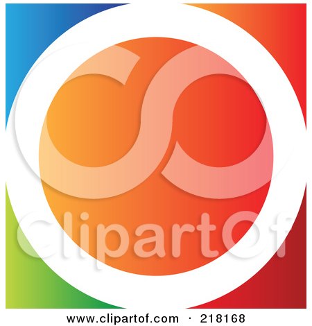 Royalty-Free (RF) Clipart Illustration of an Abstract Circle Logo Icon Design - 14 by cidepix