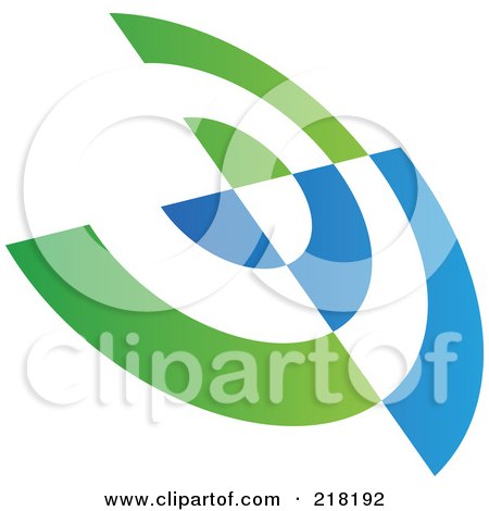Royalty-Free (RF) Clipart Illustration of an Abstract Circle Logo Icon Design - 17 by cidepix
