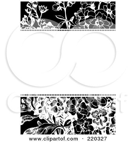 Royalty-Free (RF) Clipart Illustration of a Formal Invitation Design Of A White Box Over A Lilac Pattern by BestVector