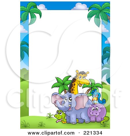 Royalty-Free (RF) Clipart Illustration of a Border Frame ...
