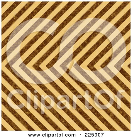 Royalty-Free (RF) Clipart Illustration of a Seamless Brown Background Of Stripes by Arena Creative
