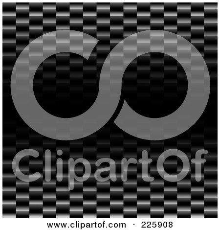 Royalty-Free (RF) Clipart Illustration of a Seamless Carbon Fiber Background With Black Copyspace by Arena Creative