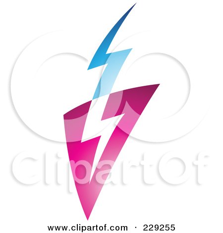 Royalty-Free (RF) Clipart Illustration of a Vibrant Colorful Abstract Logo Icon - 2 by cidepix
