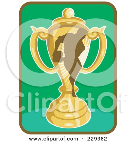 Royalty-Free (RF) Clipart Illustration of a Rugby Player - 5 by patrimonio