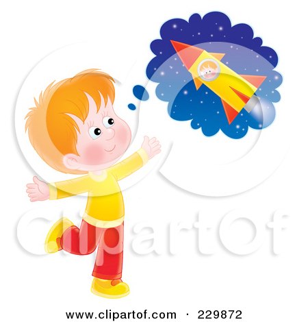 Royalty-Free (RF) Daydreaming Clipart, Illustrations, Vector Graphics #2