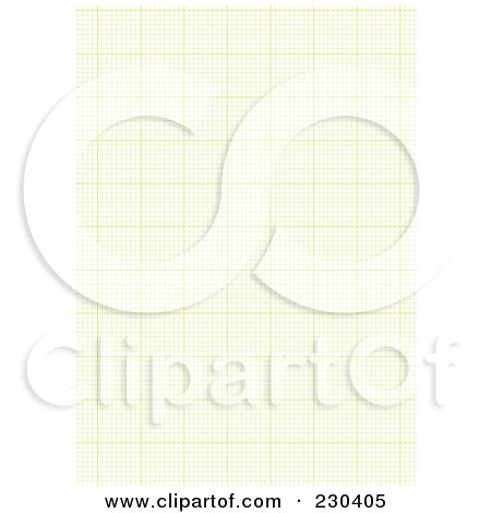Royalty-Free (RF) Clipart Illustration of a Background Of Green Graph Paper by michaeltravers