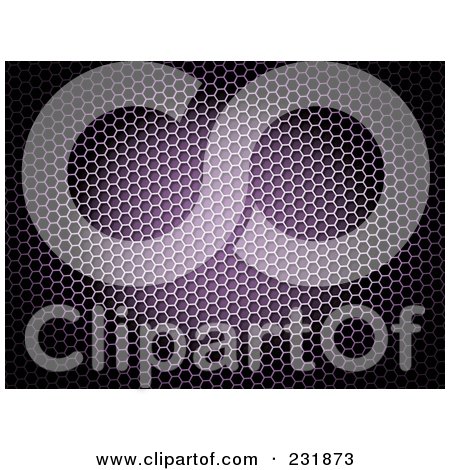 Royalty-Free (RF) Clipart Illustration of a Purple Grid Background by oboy