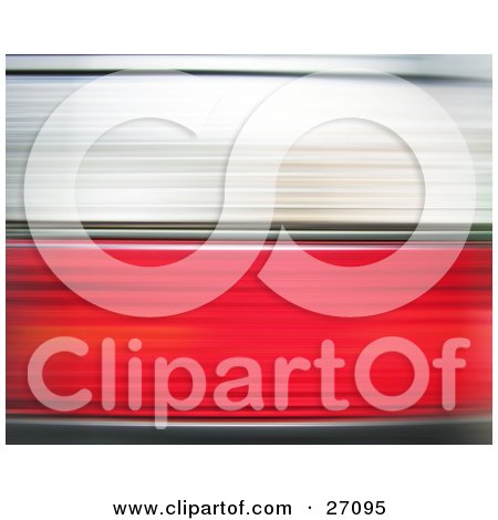 Clipart Illustration of a Background Of Blurred White, Silver And Red Lines by KJ Pargeter