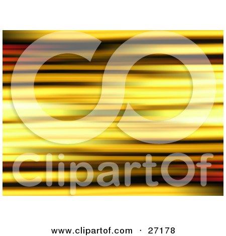 Clipart Illustration of a Blurred Light Background Of Yellow And Black Lines by KJ Pargeter