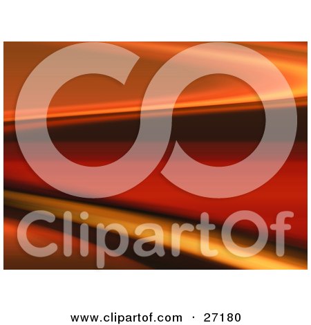 Clipart Illustration of an Abstract Background Of Orange And Red by KJ Pargeter