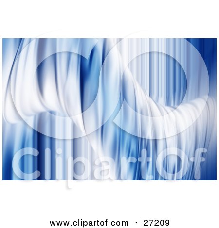 Clipart Illustration of a Form Emerging From A Blur Rippled Background by KJ Pargeter