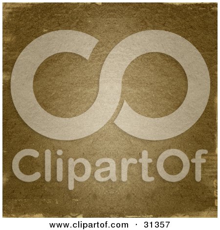 Clipart Illustration of a Textured Brown Background Of Parchment Paper by KJ Pargeter
