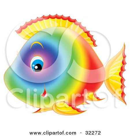 20+ Rainbow Fish Clip Art Pictures Stock Illustrations, Royalty